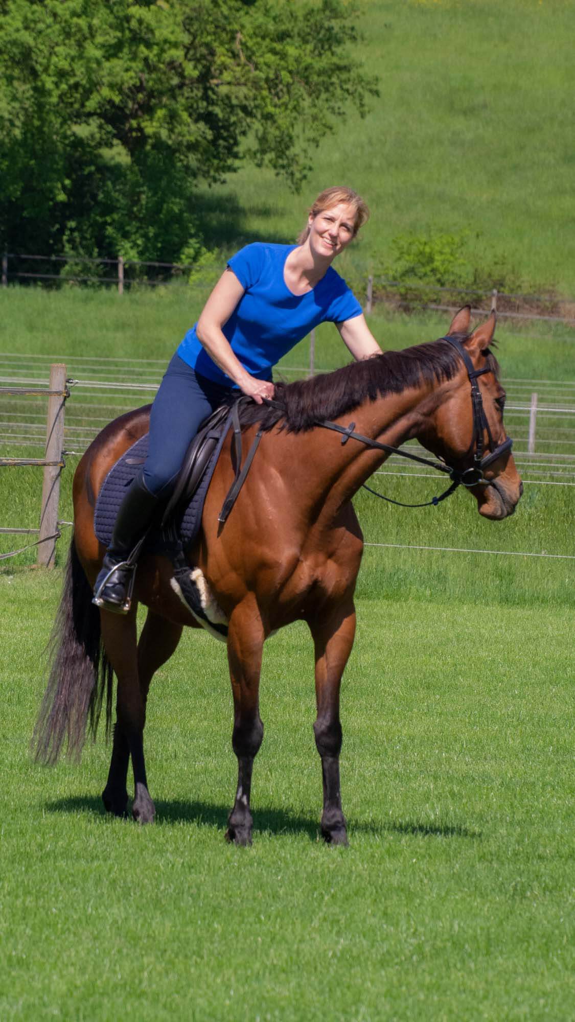 Susanne Graeser reitet